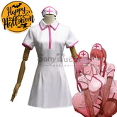 【In Stock】Anime Chainsaw Man Cosplay The Nurse Outfit Makima Costume Costumes